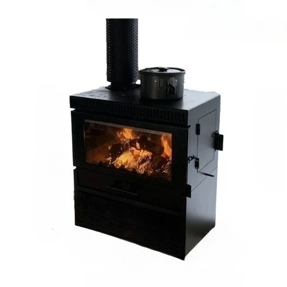 Real‑Fire Wood Burning Stove Fireplace Indoor Heater For Living Room Rural Homestay Decor Durable Solid Fuel Heating Furnace