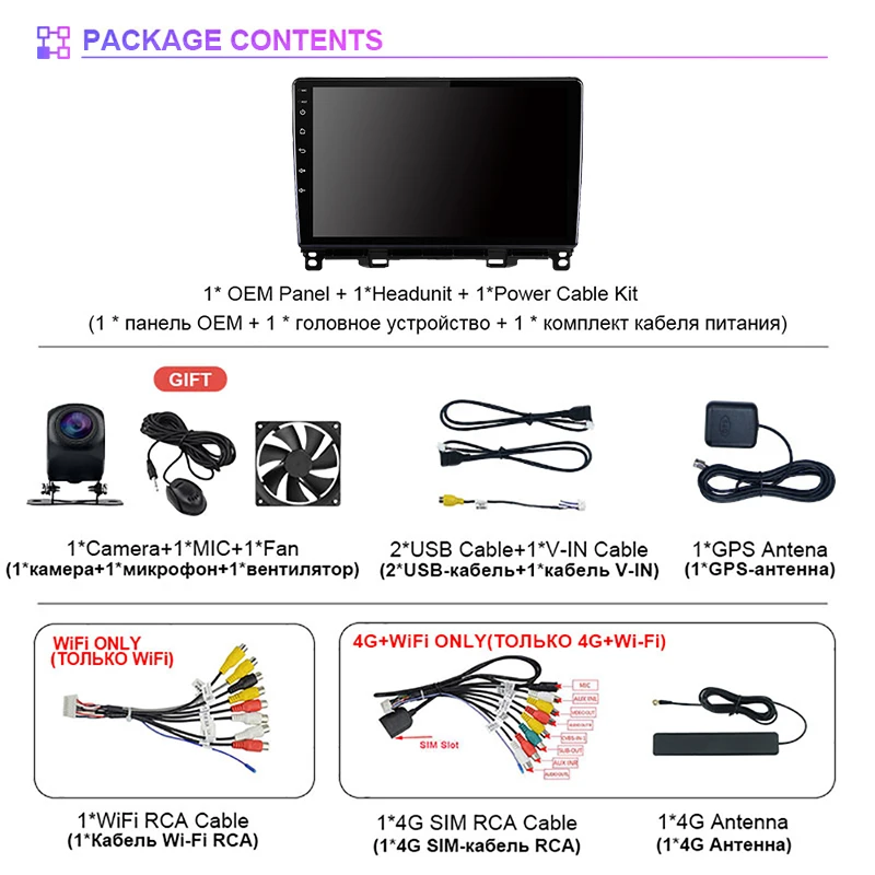 Android 16 Carplay Auto Multimedia Player For Honda Jazz 4 2020 - 2021 Qualcomm Autoradio GPS Car Radio with Wireless CarPlay