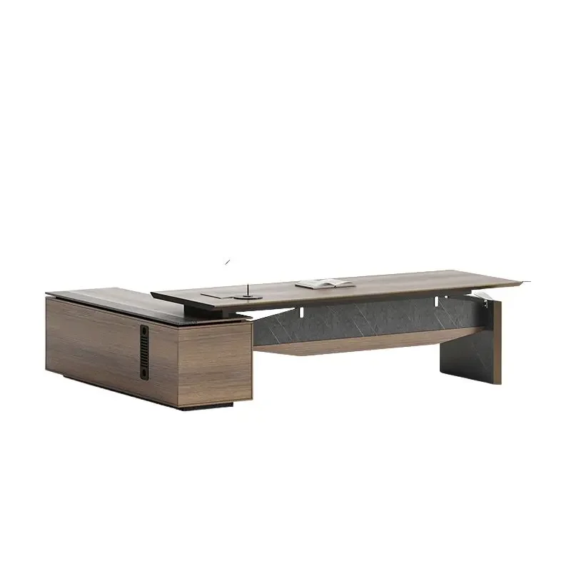Standing Corner Study Desk Accessories Office Reception Computer Desk Table Console Meeting Mesa Para Compuatador Furniture