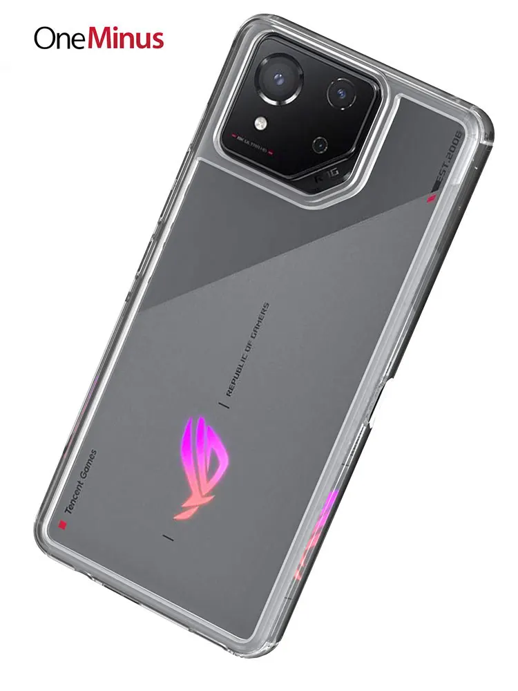 Противоударный чехол для телефона Asus ROG Phone 8 Pro, ROG8 Capa, жесткая прозрачная задняя мягкая рамка, тонкий защитный чехол