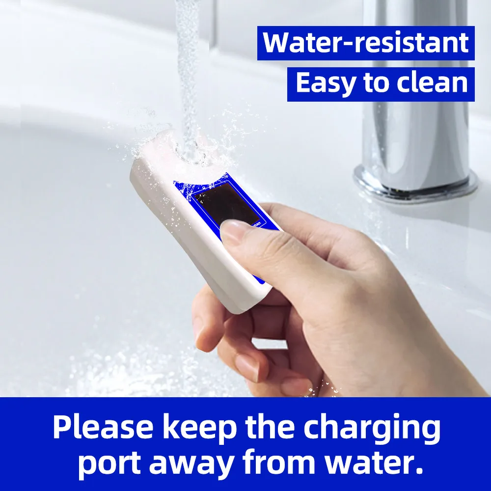 Nohawk Digital Refractometer Rechargeable Brix Meter ±0.2% Precision Fruit Beer Beverage Sugar Measuring Instrument