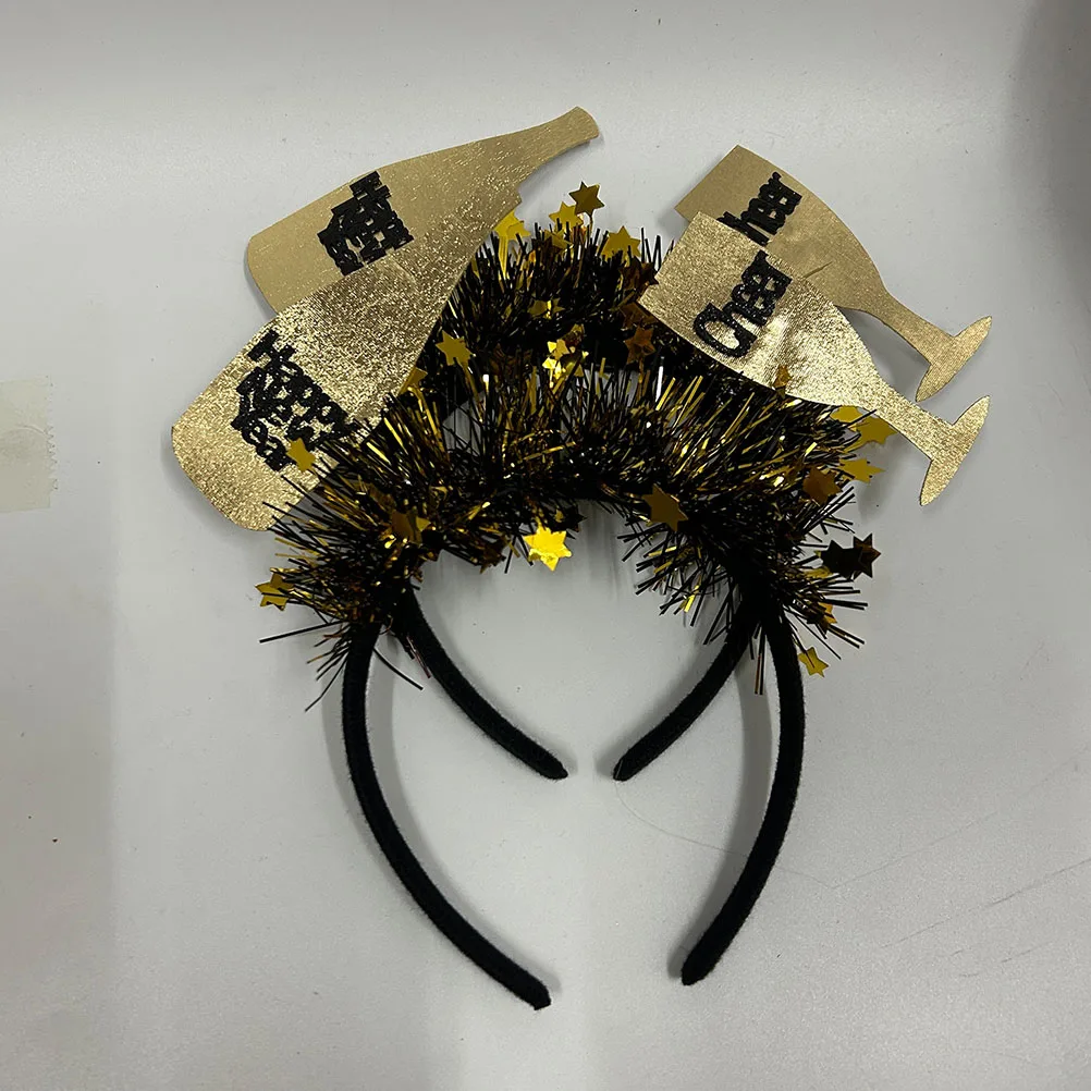 

Glitter Headband New Year Party Hair Accessories Lightweight Creative Gift Women Carnival Cosplay Holiday Decorative Cloth
