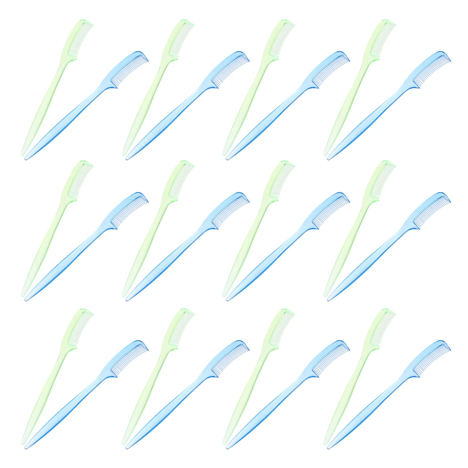 100Pcs Eyelash Comb Brow Brush Professional Makeup Tool for Eyelash Extensions Fake Lashes Mascara Application Salon Home Use