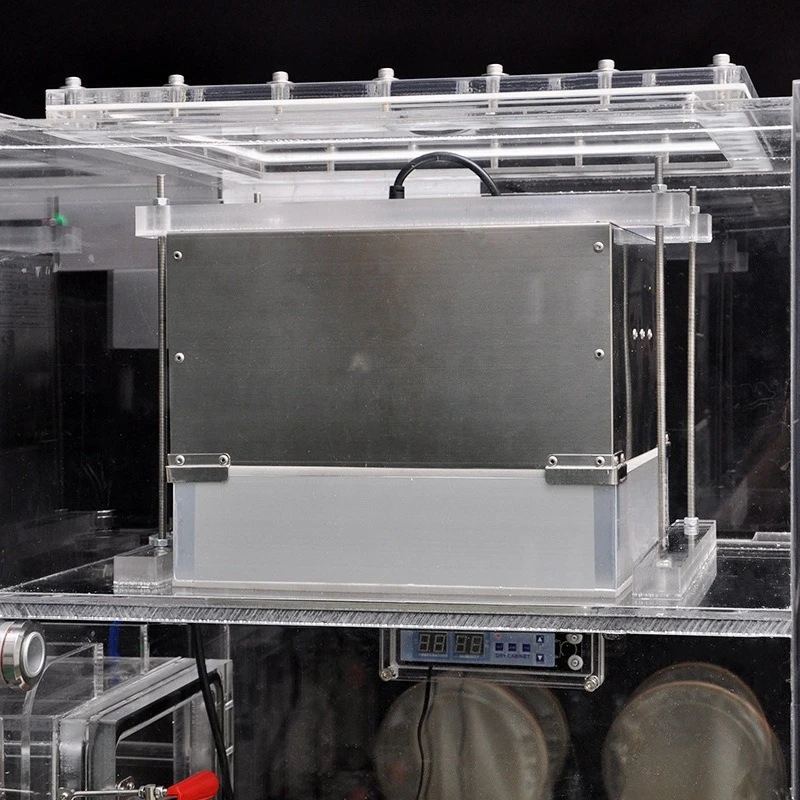 Glove Box Gas Replacement Test Chamber, Clean Glove Box
