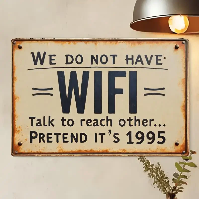 Vintage Metal Sign 