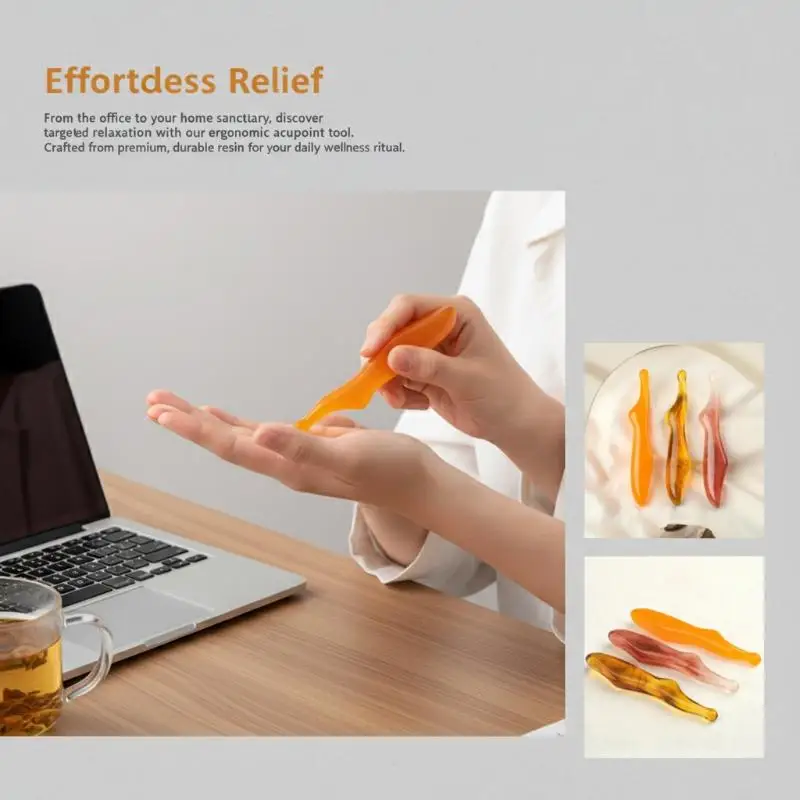 Resin Gua Sha Scraping Massager 1Pc Beauty Tool for Face Acupuncture Lifting Soothing Skin Wellness