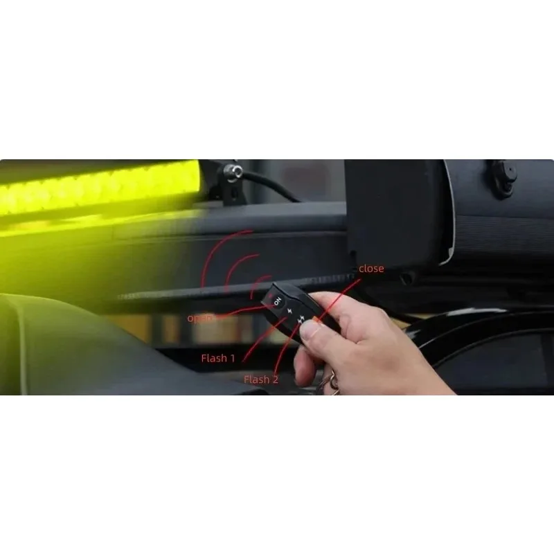 New！ Car Off-road Spotlight Suitable for JETOUR Traveler T2 2023 2024 Car Roof Rack Waterproof LED Spotlight Car Exterior Access