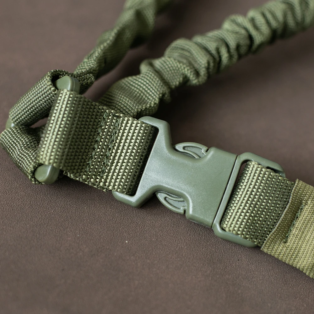 Ajustável Tactical Gun Sling para Tiro Militar, Bungee de 3 Pontos, Airsoft Rifle Strapping Belt, Acessórios para Caça e Caminhadas