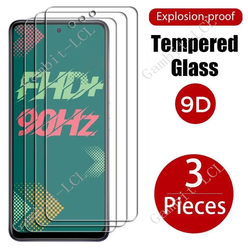 3PCS Tempered Glass For Infinix Hot 11S NFC  6.78