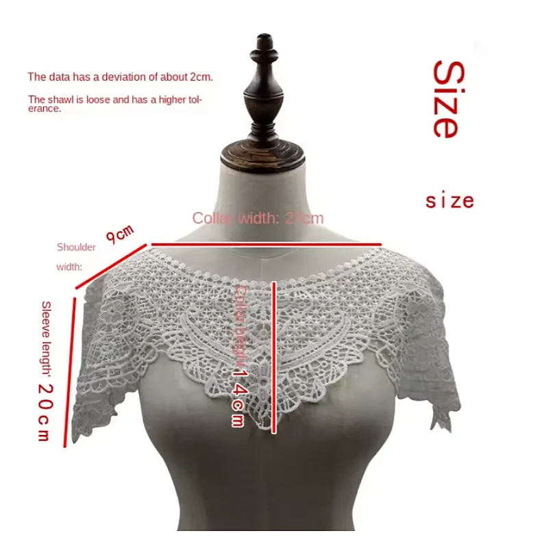 Lace Hollow Sunscreen Shawl Sun Protection Shawl Embroidered Sunscreen Shawl Wrap Temperament Cardigan Outwear Shoulder