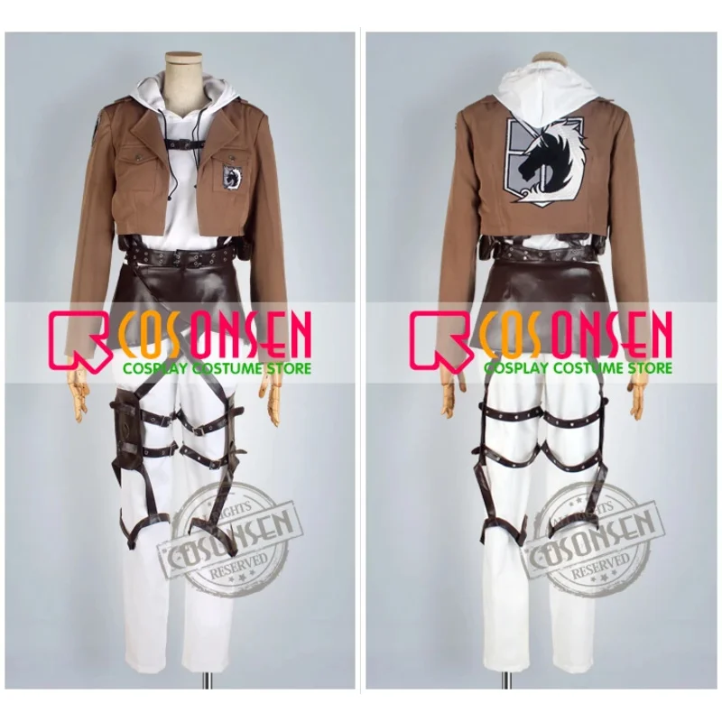 COSPLAYONSEN Attack on Titan Shingeki no Kyojin Annie Leonheart Cosplay Costume All Sizes Adult Costume