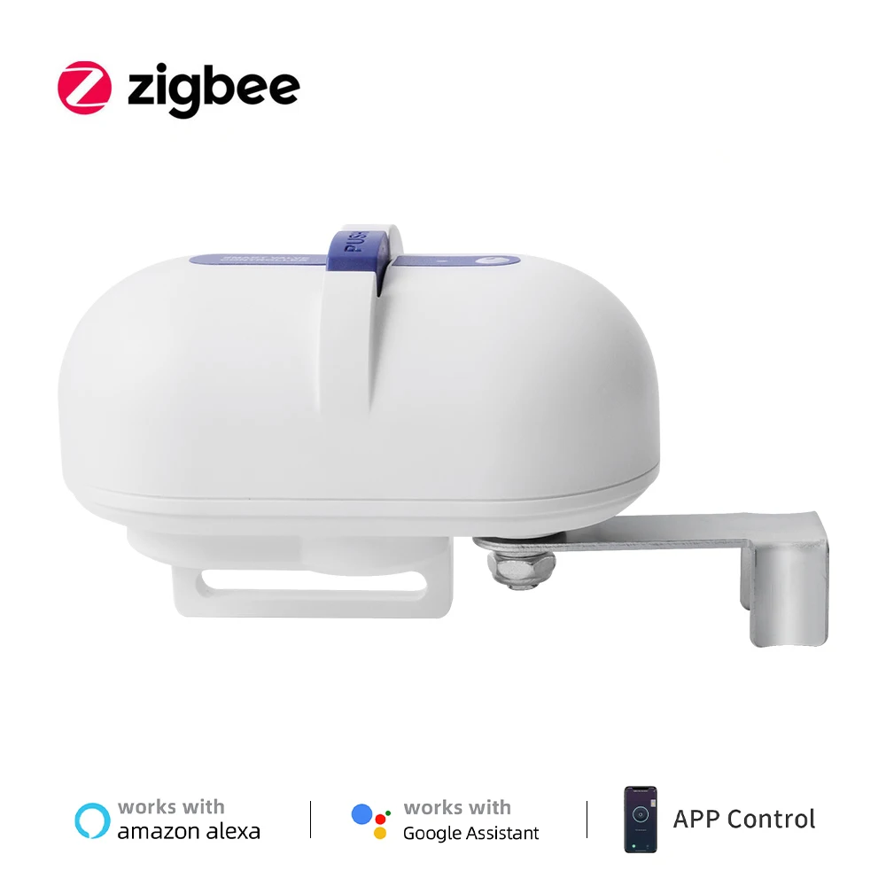 Smart Zigbee Water Gas Pipeline Remote Valve Controller Shut Off Water Timer Work with Tuya APP Alexa Google Home Voice Control