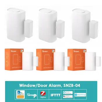 Sonoff Zigbee SNZB-04p Window/Door Sensor Esp32 Smart Home Automation Kits for Ewelink ZBBridge Alexa Alexa bee2mqtt Home Assistant