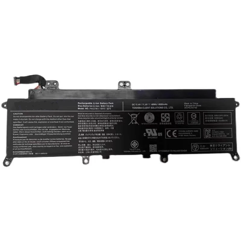 PA5278U-1BRS Laptop Battery for Toshiba Portege X30-D X30-E X30-F X30-D-123 X30-D-11U Tecra X40-D X40-E X40-F 11.4V 48Wh/4080mAh