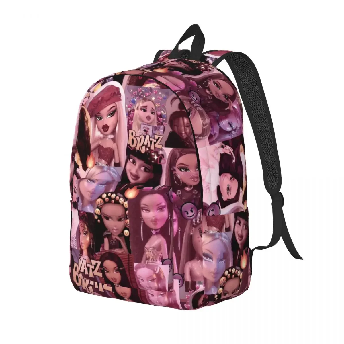 Cool Bratz Backpack for Boy Girl Kids Student Heavy Metal Rock School Bookbag Preschool Primary Bag Gift for Outdoor Travel