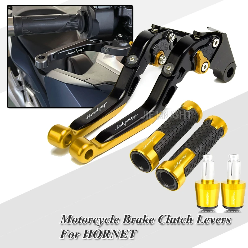 For Honda CB600F HORNET 2007-2013 Motorcycle Brake Clutch Levers CNC Foldable Adjustable Clutch Brake Levers Handles Grips Kit