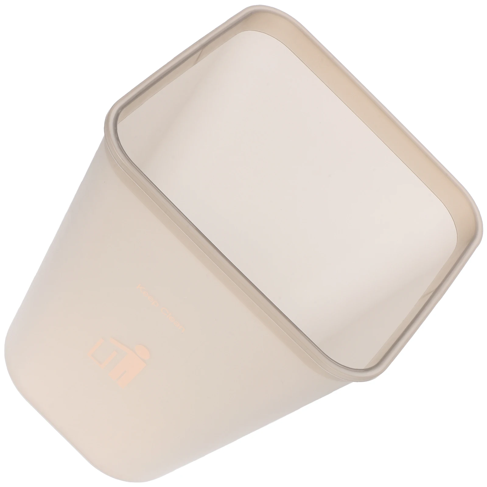 

Trash Can Wastebasket Plastic Garbage Storage Bucket Rectangular Household Bin Bedroom Office Kitchen Child Room Waste Bucket