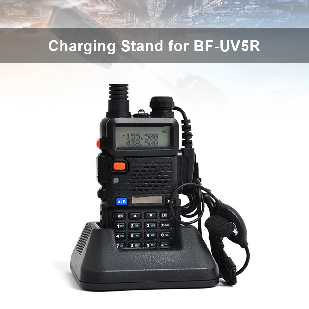 BF-UV5R Walkie Talkie Desktop Charger Stand Battery Chargers Docking Station For BAOFENG UV-5R/Plus UV5RA UV5RE/Plus UV5RB UV5RC