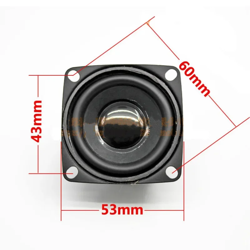 SOTAMIA 2Pcs 53MM Portable Audio Speaker 4 Ohm 5W Home Theater Loudspeaker DIY Stereo Music Sound Mini Amplifier Speaker Driver