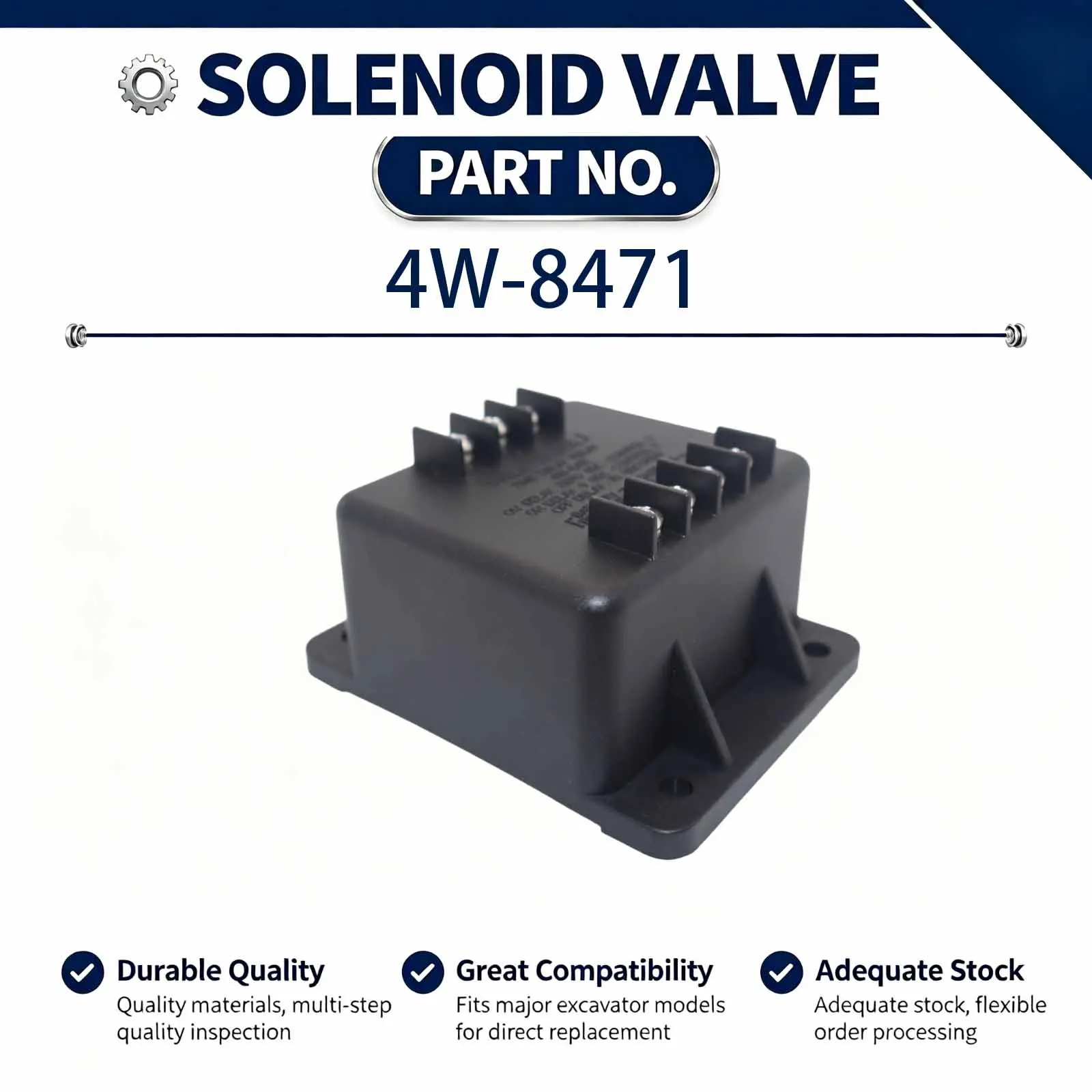 New Time-Delay Relay 4W-8471 4W8471 for Caterpillar CAT 3208 3406 3408B 3408C 3608 3606 3408 3412C 3116 3512 3114 3516 3306B