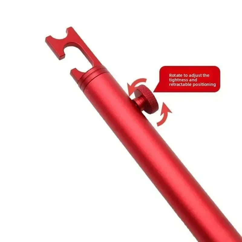 Für einziehbare, verstellbare Stützstange, Türreparatur-Befestigungswerkzeug, Aluminiummaterial, nicht dem, Autohalterung, 31–46 cm