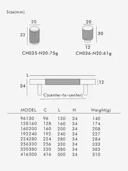 Mosazné úchytky skříněk Nurlin s diamantovým řezem a křížovým vroubkováním, zlaté a černé, úchytky pro skříňky, úchytky ve tvaru T, délka 500 mm, dostupné v kuchyni 10 nejlepší prodej zlaté úchytky skříněk - №2