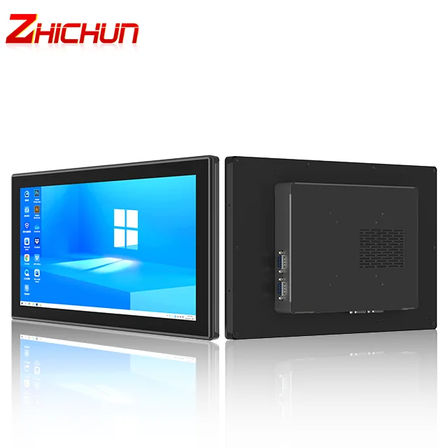 32 Inch Industrial Control Five-Wire Resistive Touch All-in-One Capacitive Screen Tablet PC For Self-Service Vending Machine