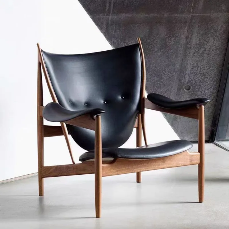

Solid wood household antique ash wood solid wood leisure chair