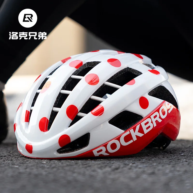 Rockbros Cycling Helmet Road Mountain Bike Helmet Breathable Integrated Molding Keel Helmet Men and Women