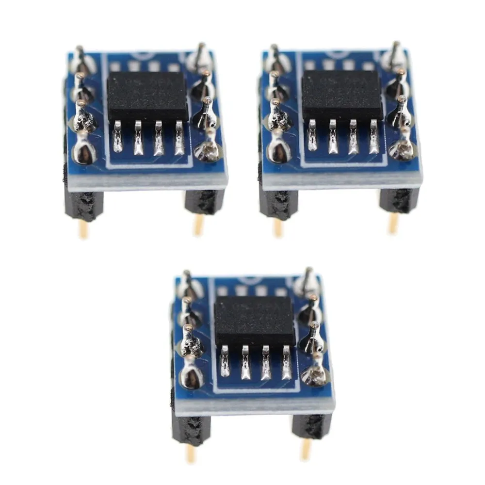 NEWA25P 3Pcs OPA627AU Dual Precision Op Amp Module Single To Dual Op Amp Adapter Module For Audio Signal Processing Upgrade