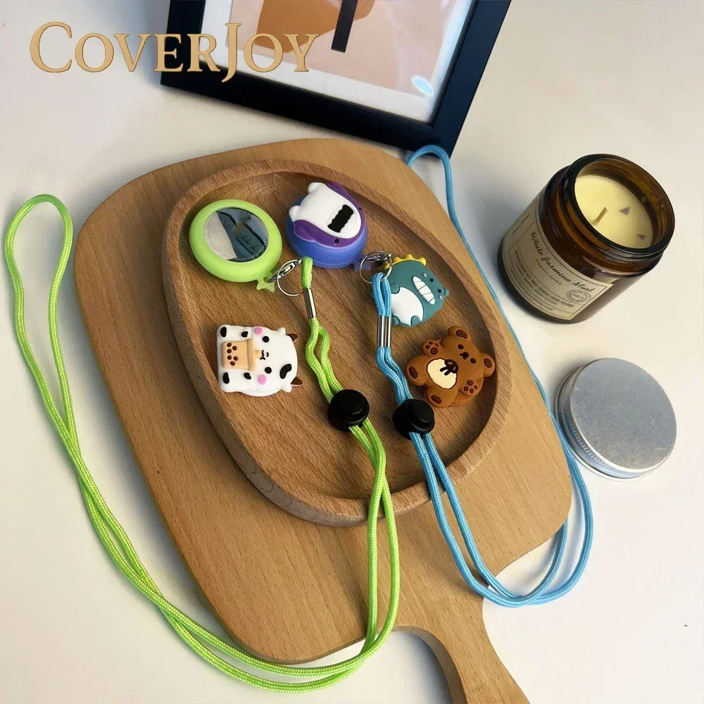 قلادة CoverJoy Kids لقلادة AirTag مع سدادة قابلة للتعديل 2 اسهم 4 دلايات كرتونية من السيليكون الناعم المقاوم للصدمات لسلامة الأطفال، #2