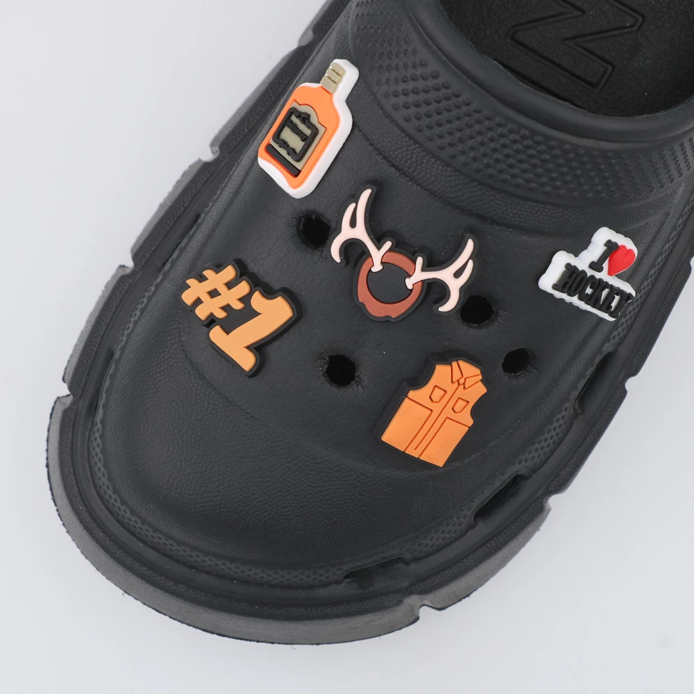 Shoe Accessories Charms Antler Head Ornament Orange Clothes Bus Pvc Bottle Shoe Decoration Buckles Holiday Gift 1 Piece