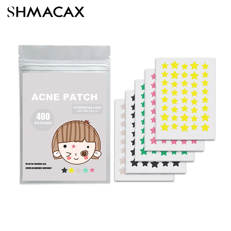 200/400pcs Star Pimple Patch Acne Colorful Invisible Acne Removal Skin Care Stickers Concealer Face Spot Beauty Makeup Tools