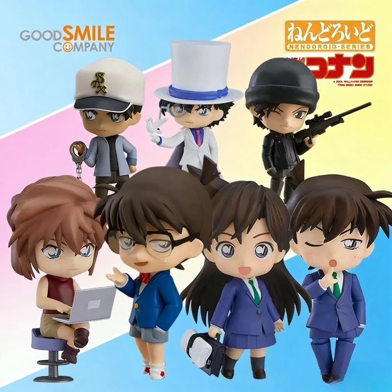 

Оригинальная коллекционная фигурка GSC Nendoroid Detective Conan Series 1358 Ran Mouri 1140 Ai Haibara, коллекционная модель, игрушки, подарки для мальчиков