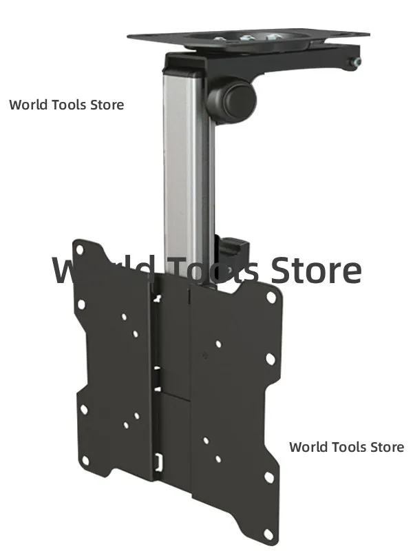 RV Folding Bracket 17-37 Inch TV Hanger Car Monitor Ceiling Lift Stand Kitchen Dining Caravan Motorhome TV Holder RV Accessories