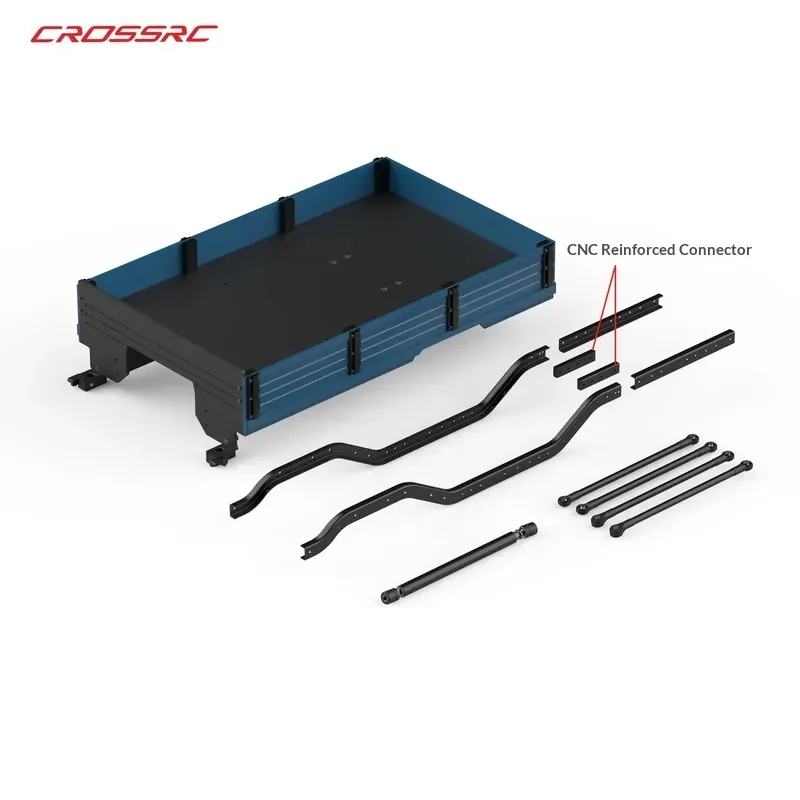Crossrc Emoxx Xxl Original Accessories: Front And Rear Axle Anti-Roll Bar, Transmission Shaft, Tire, Cotton, Light Set