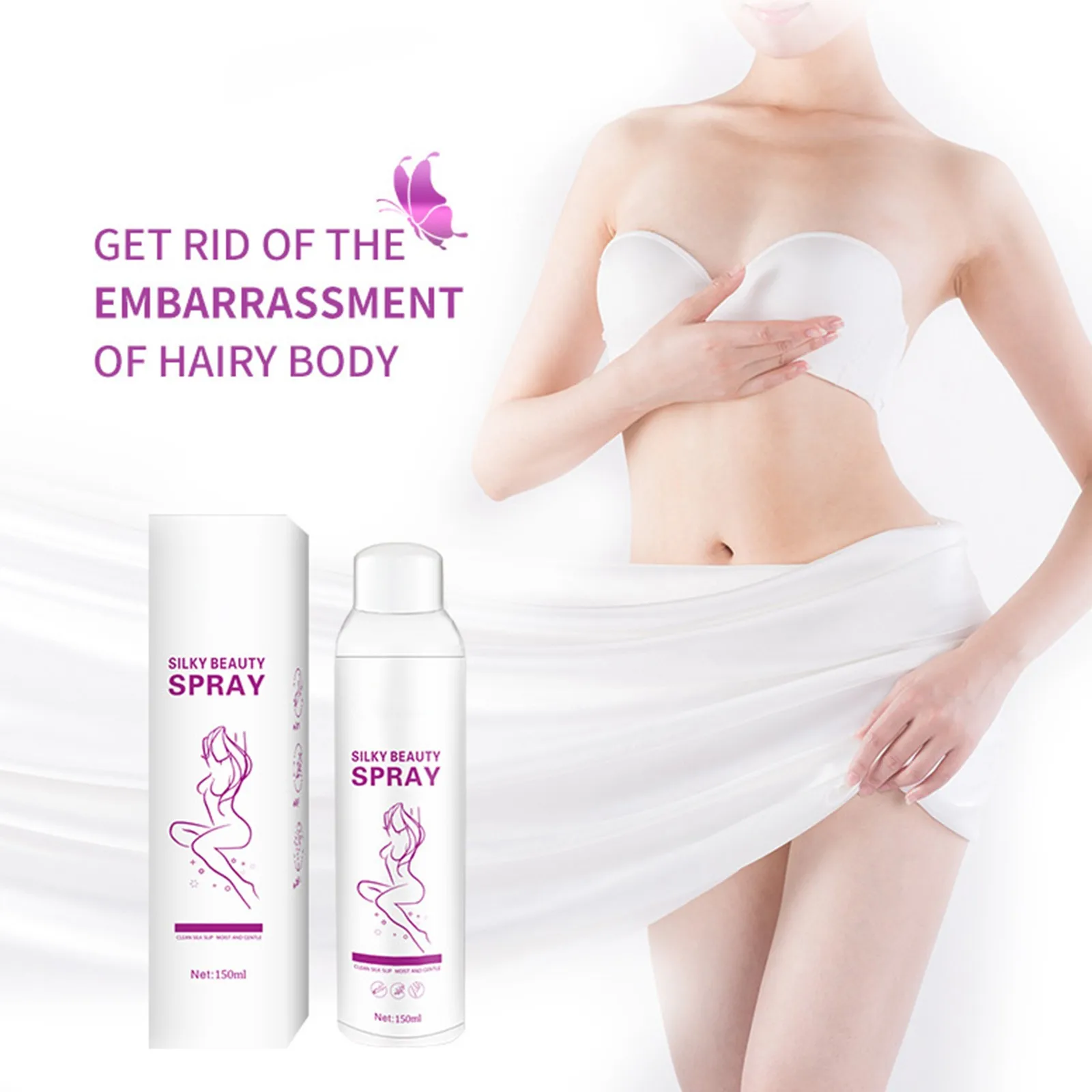 

Hair Cleaning Spray Hair Removal Spray Face And Body Cleaning Daily Dating Shopping Perfect State 150ml