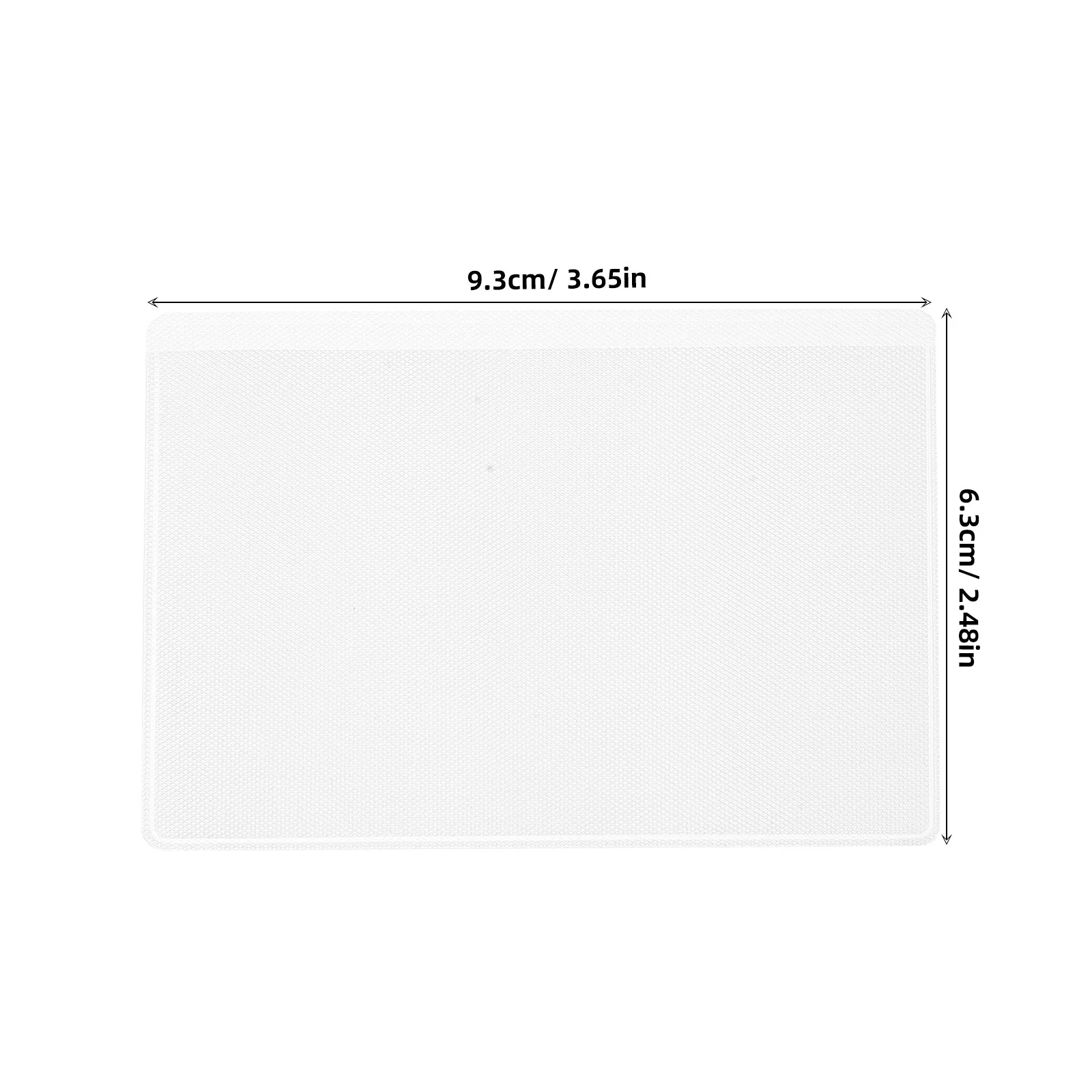 50 قطعة من واقي البطاقات شبه الشفاف وأكمام بلاستيكية شفافة لبطاقات العمل الهوية المحمولة والمكتب والسفر المدرسي