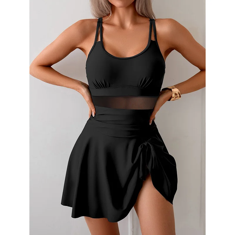 Cover-Ups Bikinis ensemble Sexy femmes maillots de bain maillots de bain femme blanc Bikini ensemble maillot de bain maillots de bain robe