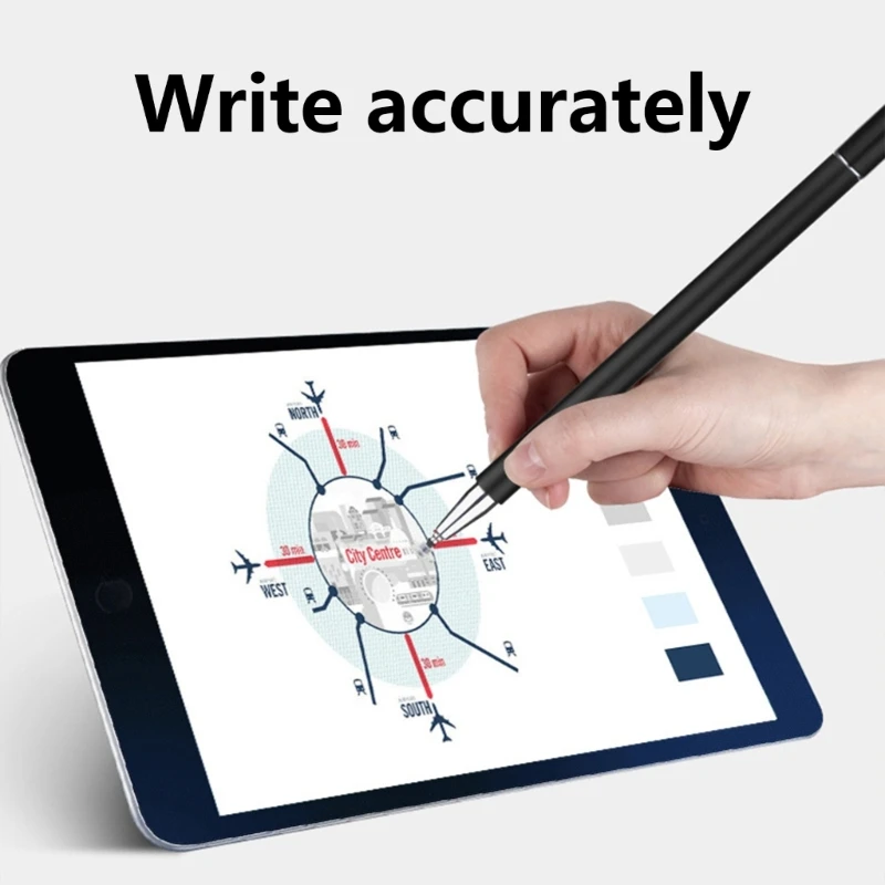 Penna touch stilo capacitivo Dropship per tablet, telefono, laptop, scrittura fluida, disegno confortevole a lungo