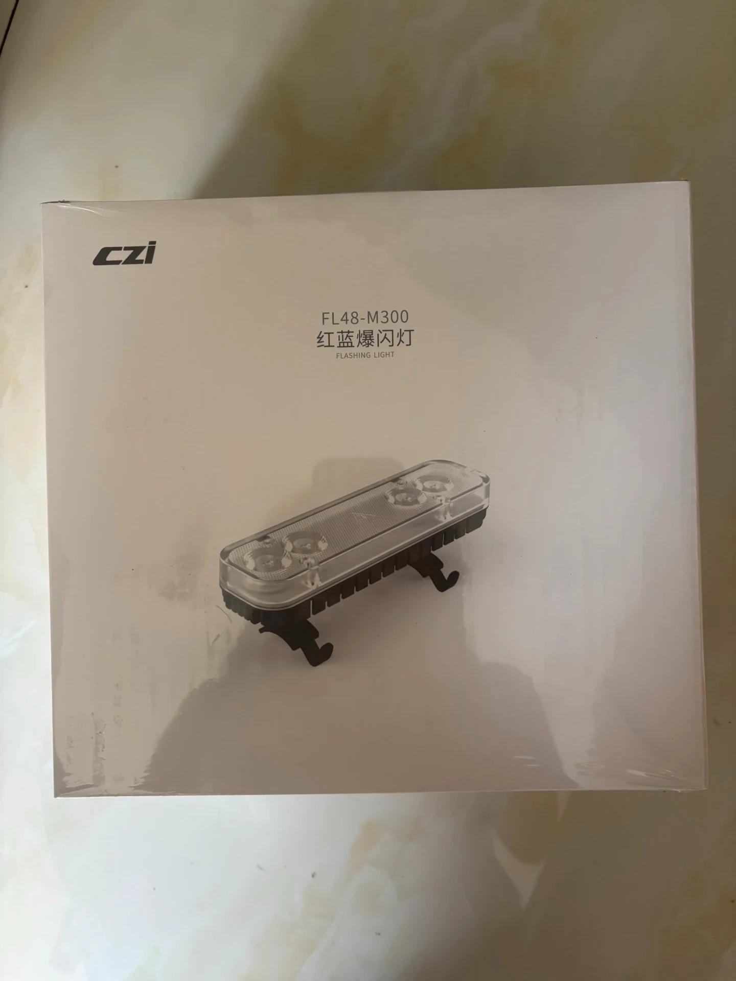 Chengzhi CZI FL48-M300 Red And Blue Flash Light, Brand New And Unopened, Original Packaging