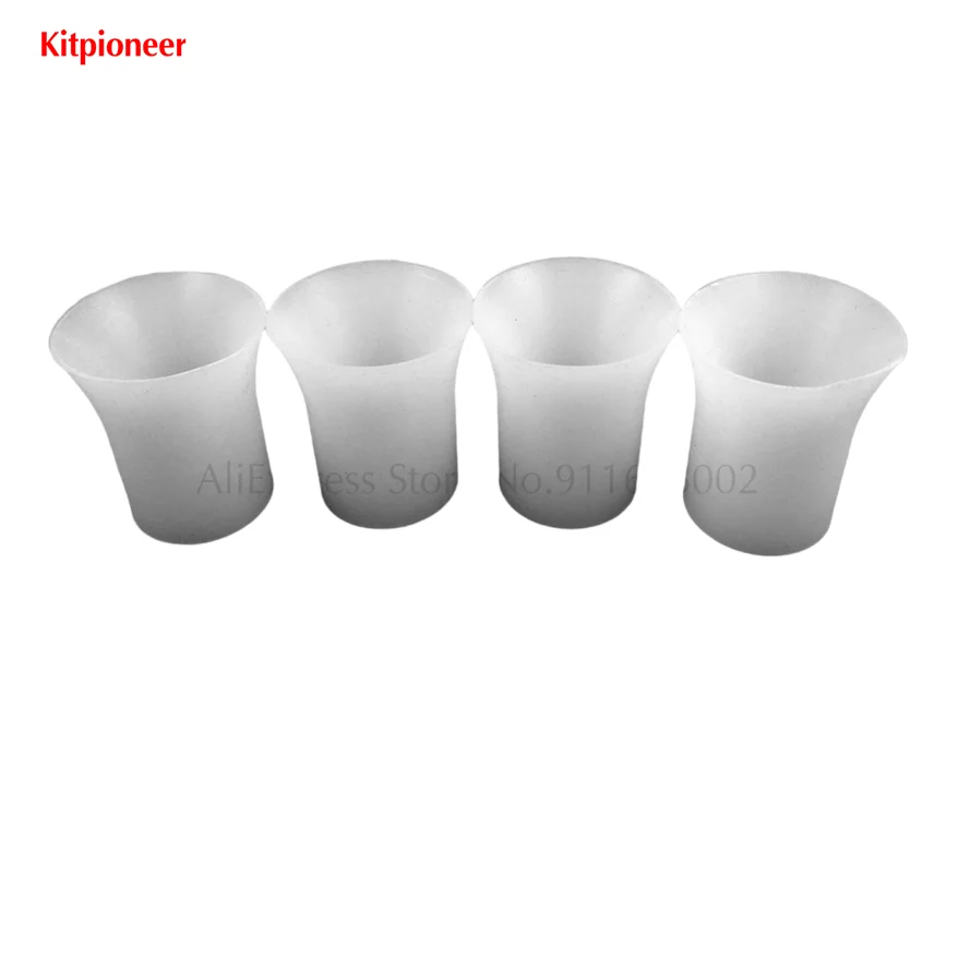 4 In 1 Bag Silicone Sealing Tubes Sleeves Horn Seal Rings New Spare Parts Soft Ice Cream Machines Accessories Height 48mm