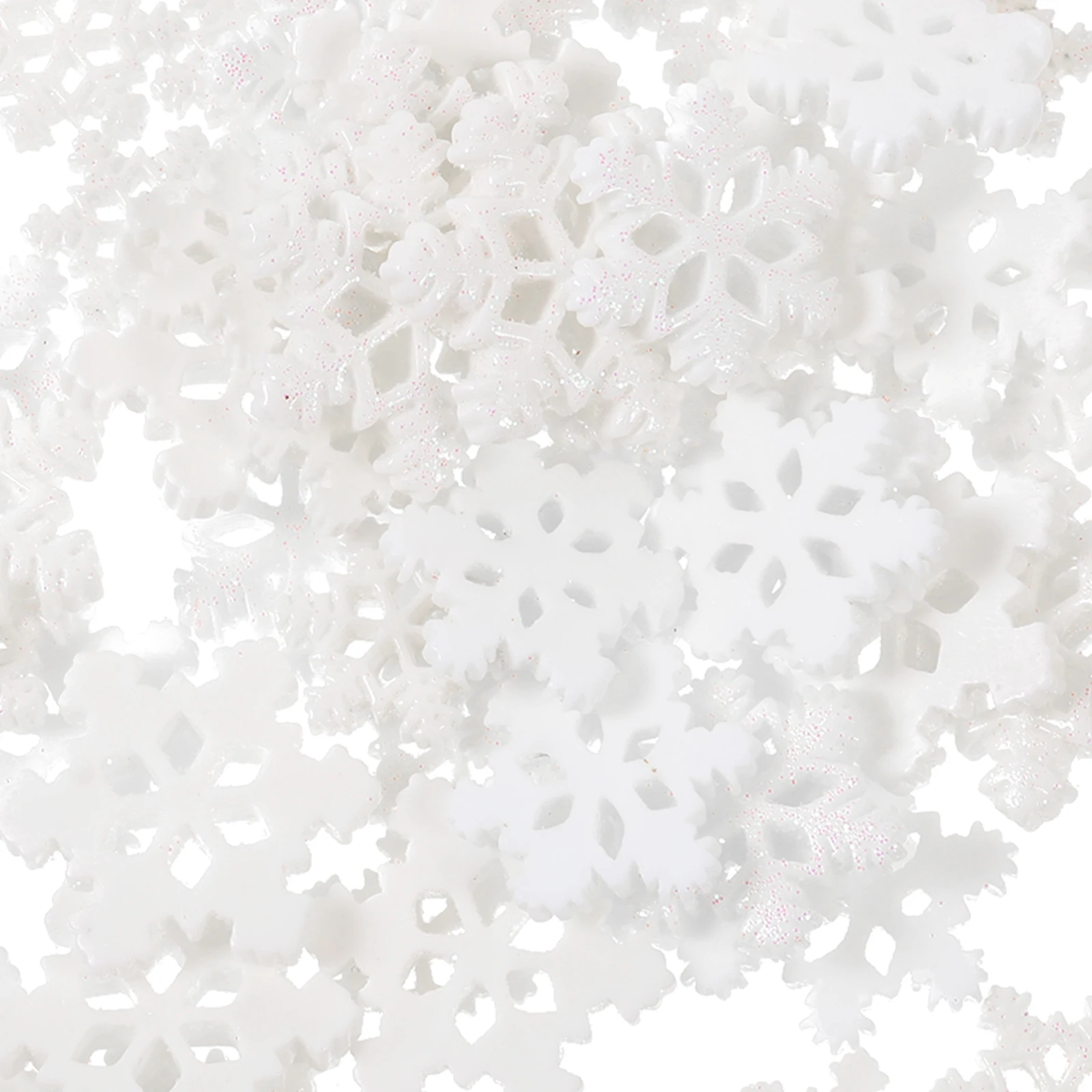 60 uds decoraciones en forma de copo de nieve Mini dijes brillantes para proyectos de bricolaje carcasa de teléfono accesorios para el cabello regalos de vacaciones artesanía