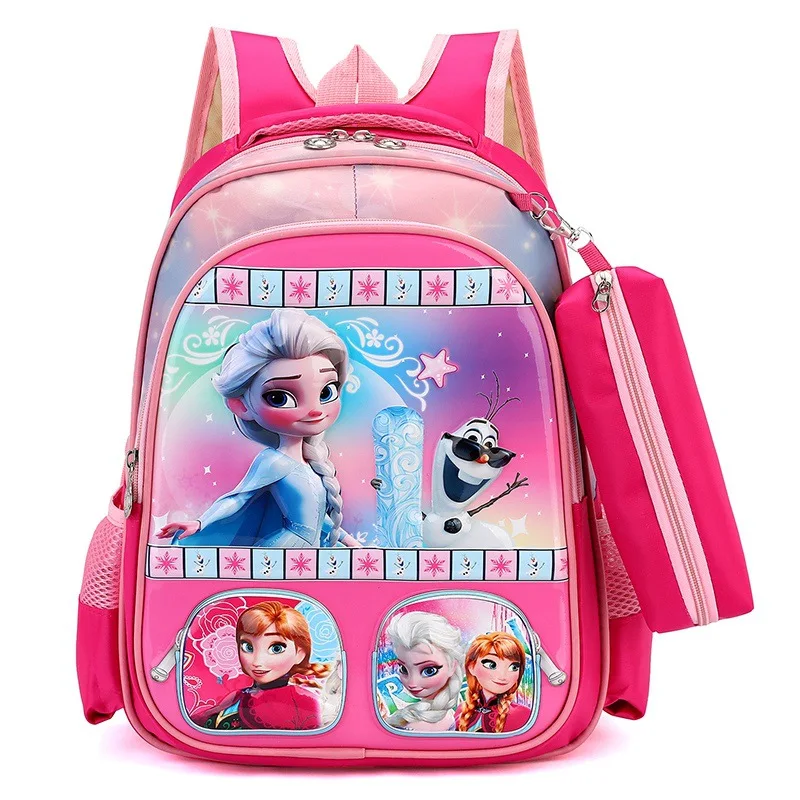

Disney Frozen Elsa Kindergarten Cute Cartoon Mickey Mouse Backpack Children's Schoolbag for Boys and Girls
