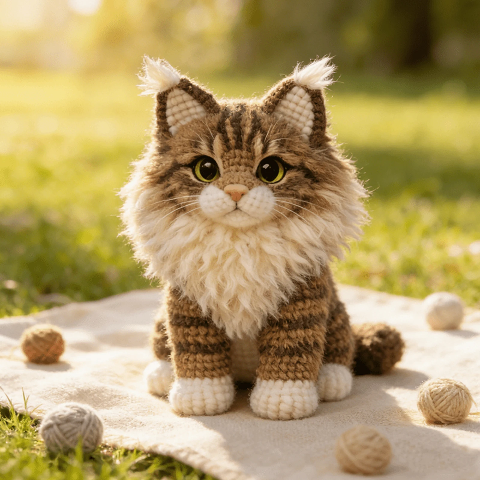 Kit de crochet pour chat tigré - Art Craft Yarn avis et prix