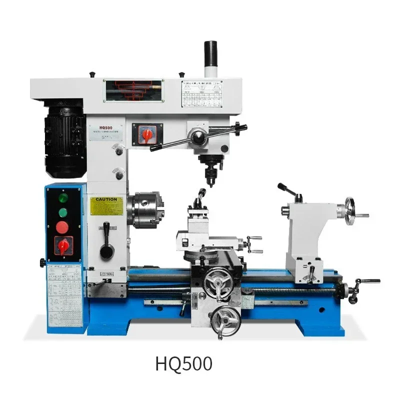 

Household multifunctional drilling and milling machine tool, metal processing three in one machine tool