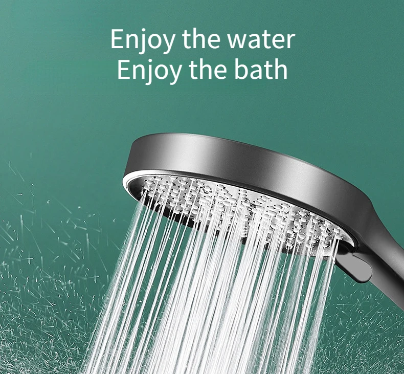 Neue 12 CM Große Panel Handbrause 3 Funktionen Druck Wasser Sparende Dusche Kopf Wasserhahn Ersatz Bad Zubehör – Detail 1