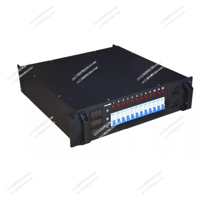 12 channels 4000W through box 4kw dimming table distribution box, power supply silicon box, stage audio lighting power box