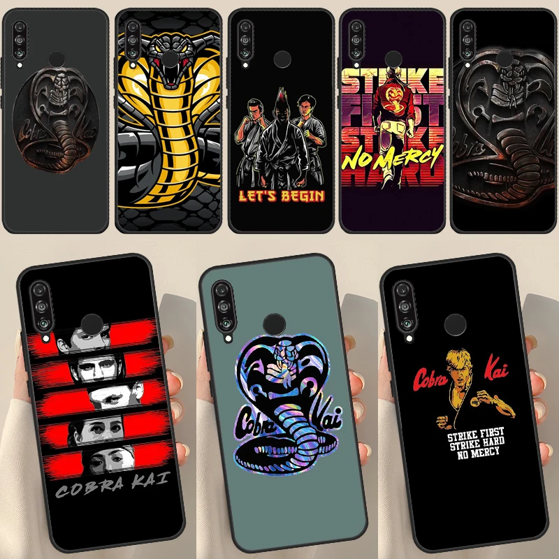 Cobra Kai Snake Anime Case For Honor 50 8X 9X 10i Cover For Huawei P30 P40 Lite P50 P20 Pro P Smart 2019 Nova 5T