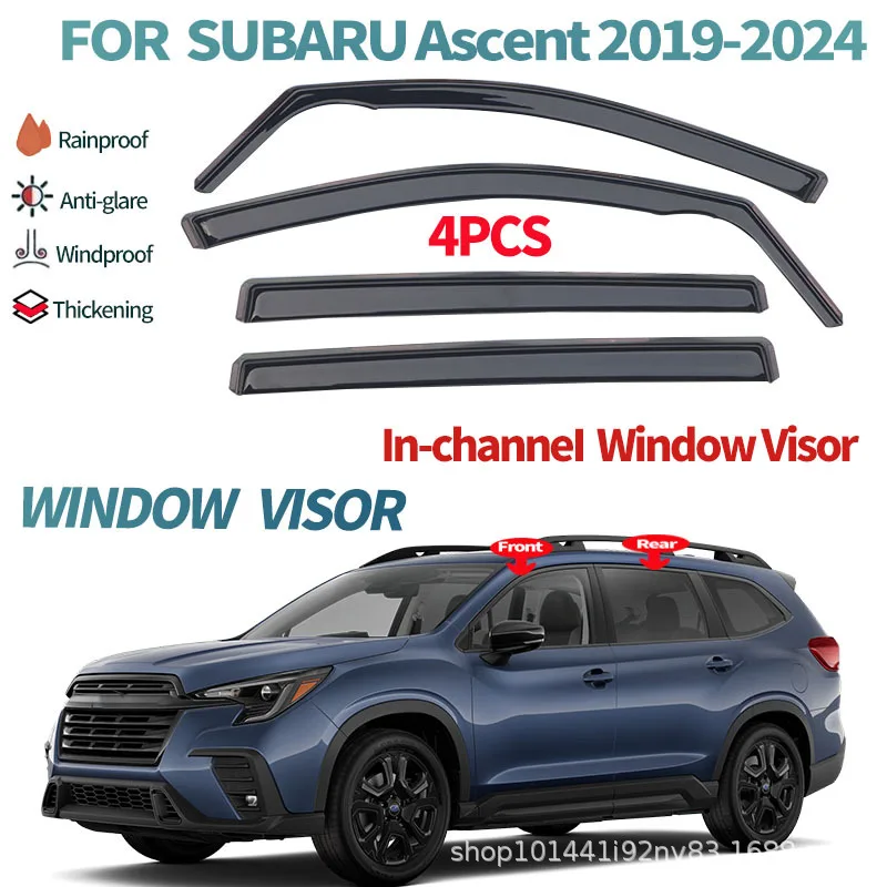 For 19-26 Subaru Ascent Embedded Rain Window In-channel Eyebrow Wholesale